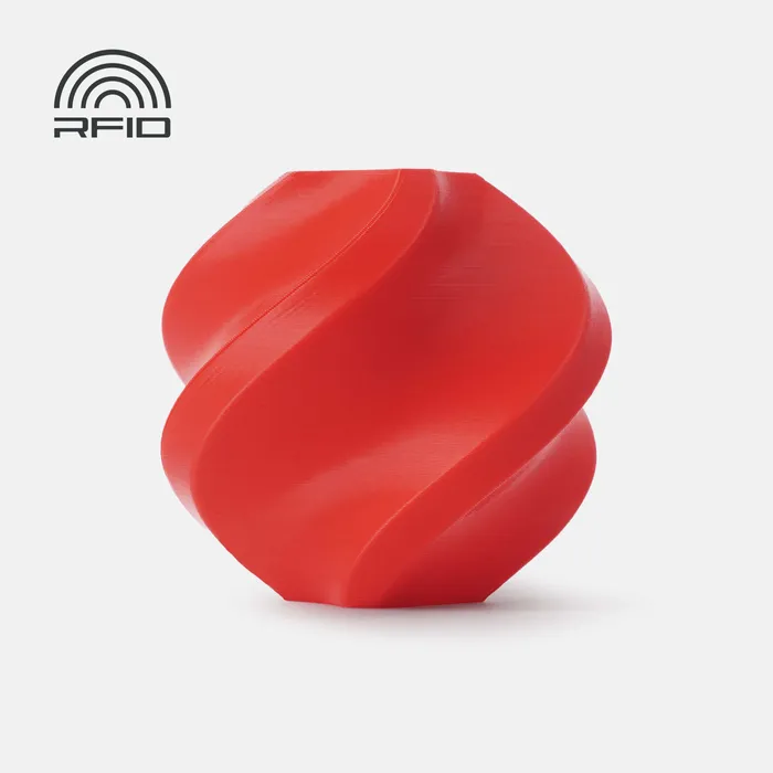 PLA Red filament spool